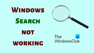 Windows Search not working in Windows 1110 How to fix [upl. by Furie294]