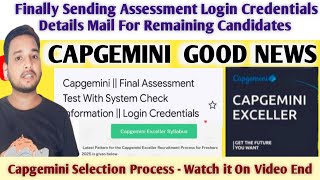 Capgemini Final Assessment Test Latest Update  Test Pattern Update Selection Process  LOIJoining [upl. by Bridges407]