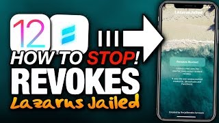 How To STOP REVOKES With LAZARUS JAILED Permanent Revoke Block iOS 120  1212 [upl. by Mchail]