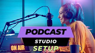 My Podcast “Studio” Simple Work From Home Setup [upl. by Arbmik]