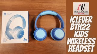 IClever BTH22 Kids Wireless Bluetooth Headset review [upl. by Makell]