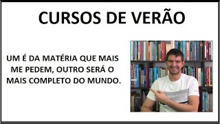 Cursos de Verão do prof Gustavo Viegas [upl. by Norene]