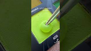 Picking up a droplet🤨 droplets oddlysatisfying popping [upl. by Alyat695]