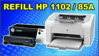 cara isi ulang refill cartridge hp laserjet 85a p1102 [upl. by Petronia209]