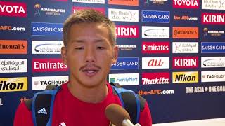 Post match interview Yosuke Ideguchi [upl. by Segal]