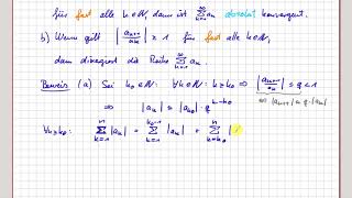 Analysis Reihen Quotientenkriterium für Reihen  Beweis 0622 [upl. by Holladay]