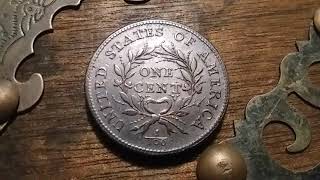 A closer Look OF My 1793 Penny ONE Wreath CENT [upl. by Angele255]