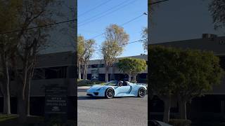 Porsche 918 Spyder Acceleration Sound Boden Autohaus Exhaust porsche [upl. by Sarge222]