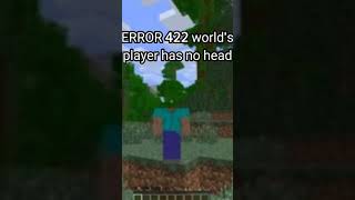 What is error 422Error 422s magic spellerror 422 in Minecraftgamingminecraftshortserror422 [upl. by Eirolav760]