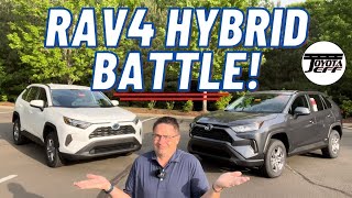 2022 RAV4 Hybrid LE vs XLE Who Wins this RAV4 Battle [upl. by Nolek]