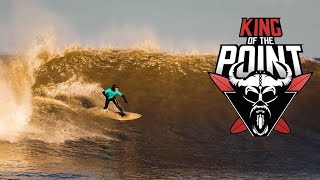 SURFING BIG WAVES IN YORKSHIRE  KING OF THE POINT SURF CONTEST 2017 [upl. by Woodie]