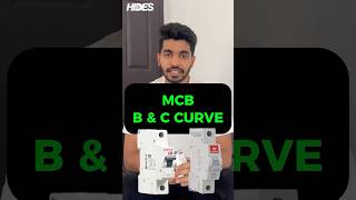 MCB B curve amp C curve explained  Which One Should You Usequot electricalmcb [upl. by Yvehc]