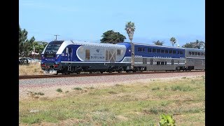 Railfanning North County San Diego 8319 Amtrak Coaster BNSF Military Trains and More [upl. by Trik793]