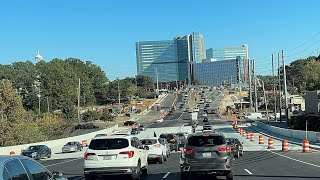 “Buckhead” The Rich Side Of Atlanta Where Traffic Is A Nightmare [upl. by Norym180]