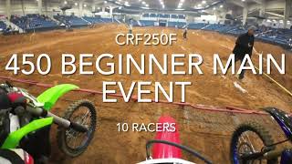 Honda CRF250F ArenaCross Race With Commentary [upl. by Hpsoj]