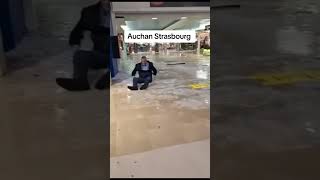 Inondation Auchan Hautepierre alsace humour soleildogan [upl. by Evette]