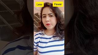 Less vs FewerWhat is the meaning of fewer in hindiLess का क्या मतलब हैस्पोकन इंग्लिशvocabulary [upl. by Tuneberg130]