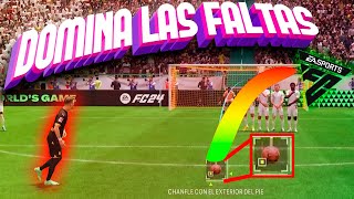 ¡Aprende CÓMO TIRAR TIROS LIBRES como un PRO en EA FC 24 ⚽🎮 ¡Domina las faltas [upl. by Riti762]