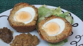 Vegetarian Scotch Eggs Recipe [upl. by Rothstein30]