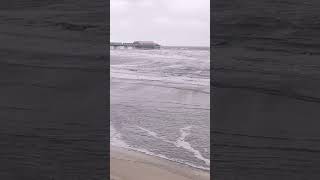 seafront on a hightide day pleasure beach [upl. by Radbun925]