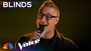 Hopeful Family Man Gives the Coaches a Moment They Wont Forget  The Voice Blind Auditions  NBC [upl. by Ordway]