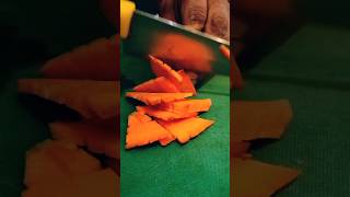 carrot cuts skills paysanne cuts shorts viralshorts [upl. by Indihar]