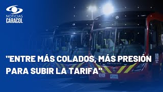 ¿Aumentará el precio del pasaje de Transmilenio en 2024 Esto responde Carlos Fernando Galán [upl. by Odin]