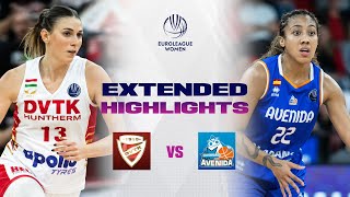 DVTK HUNTHERM v Perfumerias Avenida  Full Game Highlights  EuroLeague Women 202425 [upl. by Selfridge]