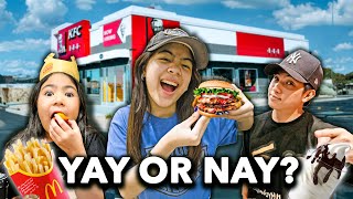 TRYING FASTFOOD VIRAL HACKS  Ranz and Niana [upl. by Ruhl]