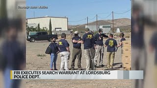 FBI executes search warrant on Lordsburg Police Department [upl. by Atikim]