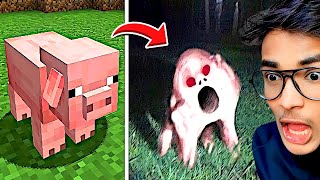 CURSED Minecraft Mobs in REAL LIFE [upl. by Reldnahc]