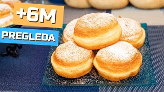 Krofne recept  Donut  Krapfen [upl. by Gora]