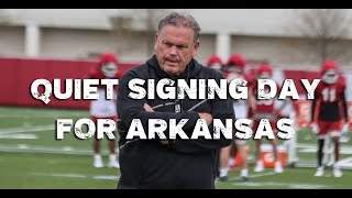 Quiet NSD for Arkansas Football [upl. by Divod]