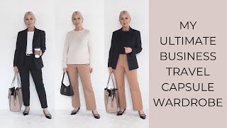 Stylish amp Practical My Fall Business Travel Capsule Wardrobe [upl. by Eerual231]