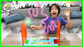 How to make DIY Buzz Wire Game Focus Challenge for Kids with Ryan [upl. by Patsy775]