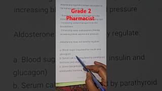 Aldosterone Hormone Responsible for trending hormones growth shorts pharmacist govtexam job [upl. by Weinrich]