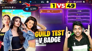 Me Vs 4 Pro girls 😨❤️  grandmaster girls call me noob  papa ki pari ka attitude 😤  free fire [upl. by Rosalia]