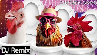 CHICKEN SONGS  Skibidi Toilet Dance Song Cover [upl. by Sirapal]