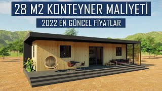 Konteyner Ev Yapımı Maliyeti  Konteyner Ev Fiyatları 2022  Prefabrik Konteyner Ev Modelleri [upl. by Jocelyne]