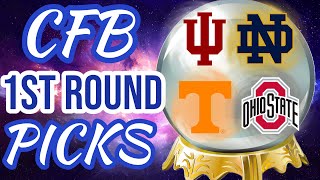 College Football 1st Round Playoff Picks amp Predictions  2024 [upl. by Alledi]