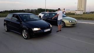 Alfa Romeo 147 19 JTD 8v vs Fiat Stilo 19 JTD 8v Knauf [upl. by Imugem]