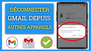 Comment supprimer votre compte Gmail dun autre appareil [upl. by Shermy290]