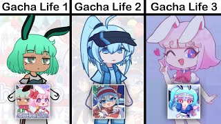 Gacha Life 1 VS Gacha Life 2 VS Gacha Life 3 😳✋ [upl. by Tine]