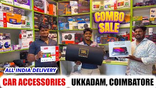 🚘 Car Accessories shop in Coimbatore l Ukkadam car market l AR Seat Cover Coimbatore [upl. by Tepper]