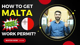 Malta Work Permit From Pakistan  Malta Work Visa Malta Permit 2024  Jobs In Malta  Malta PR Apply [upl. by Aseeral]