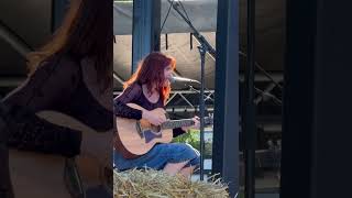 Katie Gavin of Muna sounded great at Evanston Folk Fest [upl. by Grevera]