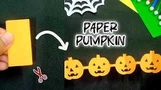 How to cut Paper Pumpkin 🎃✂️ Crafts for HALLOWEEN [upl. by Torosian181]