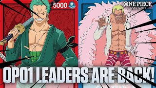 OP01 Leaders are BACK  Red Zoro vs Blue Doflamingo OP09 One Piece Card Game [upl. by Atnod]