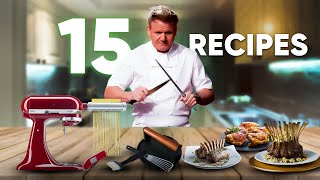 15 Gordon Ramsay Recipes You Can Master With These Kitchen Gadgets [upl. by Rehsa42]