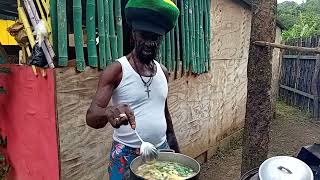 mokko making bok choy Ital soup for the guests dem dinner [upl. by Eido]